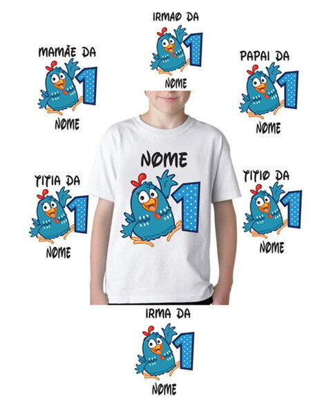 Galinha Pintadinha Camiseta Personalizada