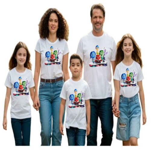 Kit 10 Camiseta para Familia Divertidamente
