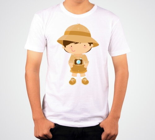 Kit 15 Camisa Personalizada com Foto Safari
