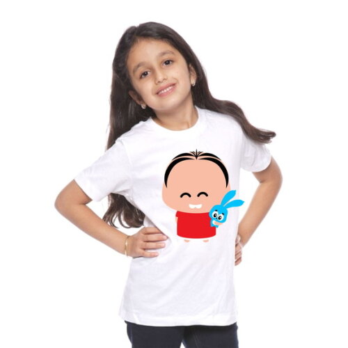 Kit 4 Camiseta Infantil para Meninas Turma da Monica Toy