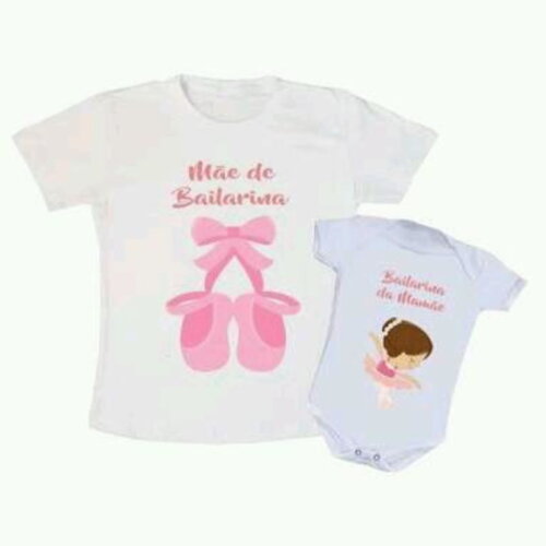 Kit body e camiseta bailarina