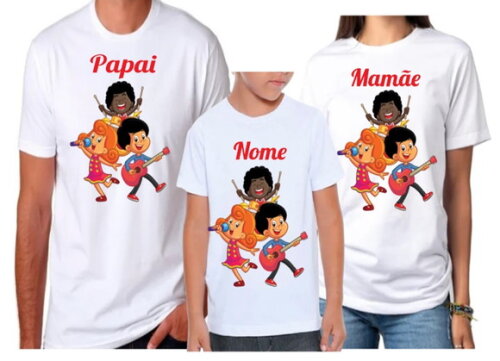 Kit Camiseta 3 Palavrinhas Promoção