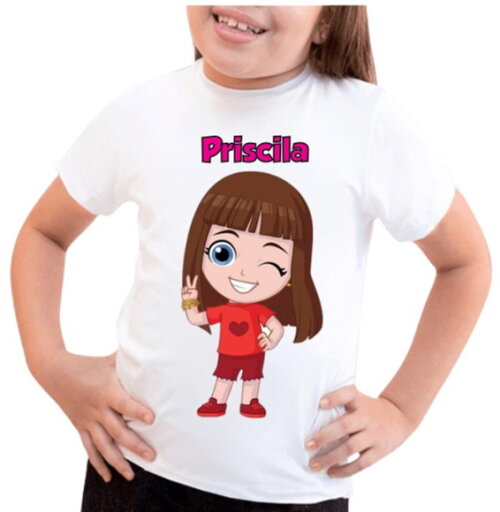 Kit50 Camiseta Brancas Personalizadas Estampa Somente Frente