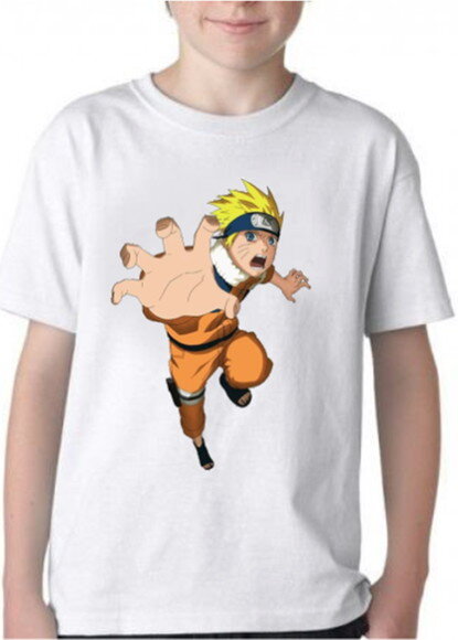 Naruto Camiseta Infantil Inserimos Nome Da Criança