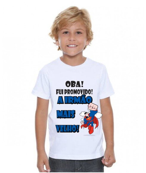 Promovido Irmao Mais Velho Camiseta Infantil