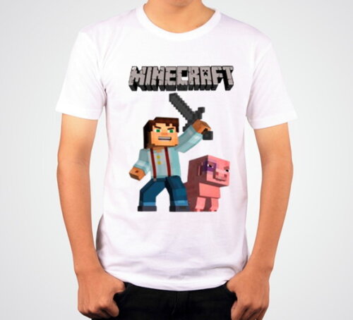ROUPAS PERSONALIZADA PARA CRIANÇA ANIVERSARIO MINECRAFT