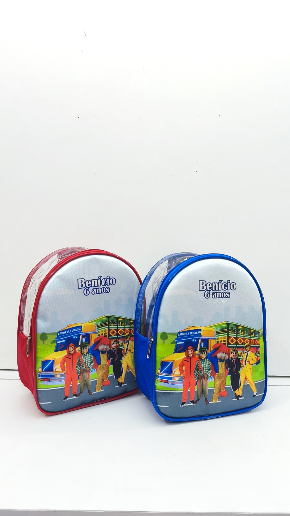 Mochila plástico personalizada