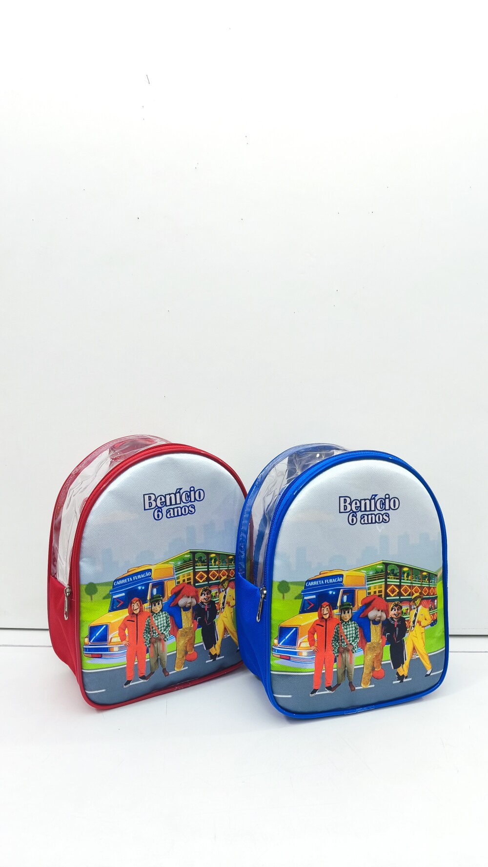 Mochila plástico personalizada