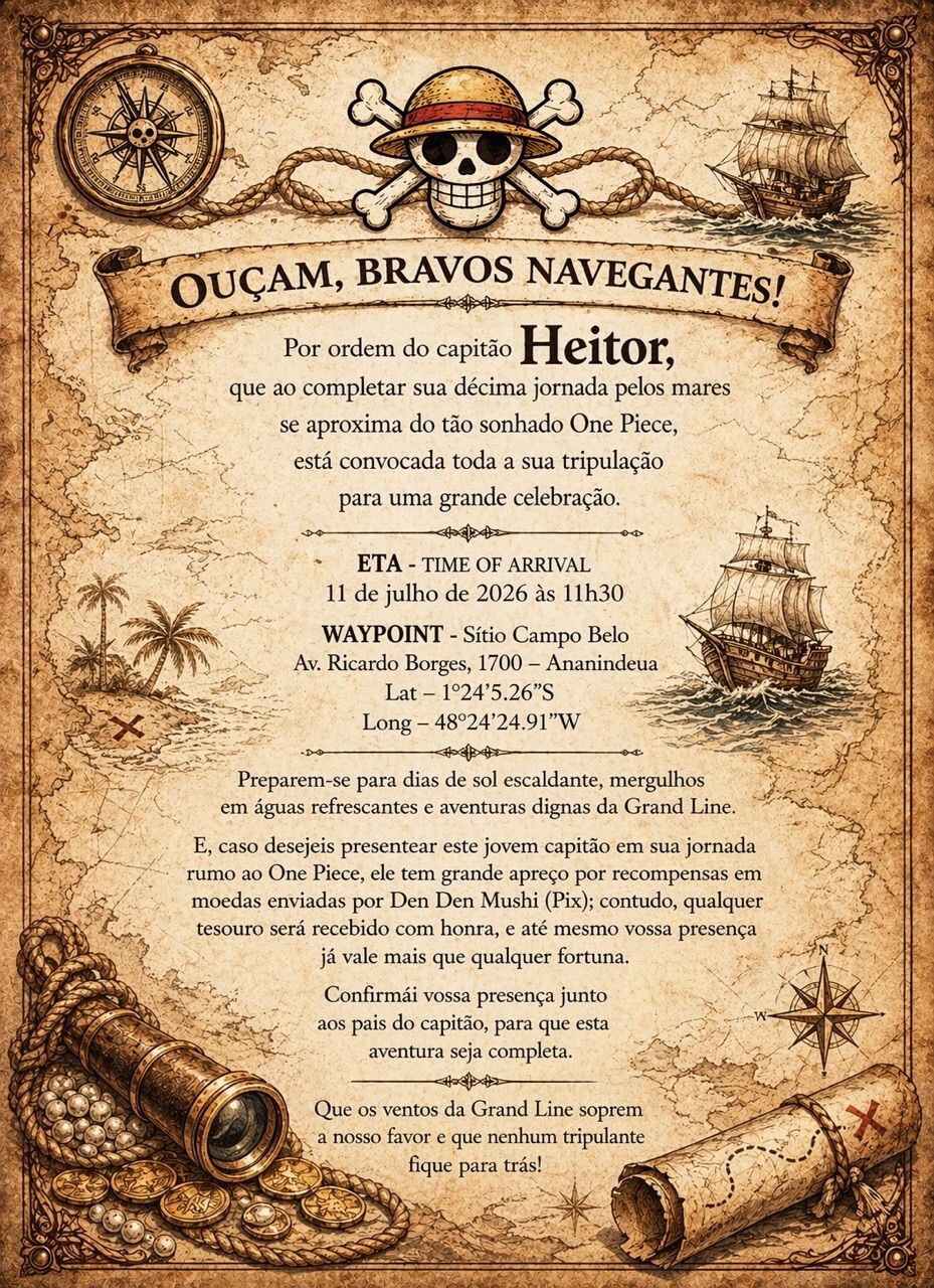 convite papiro todos os temas com laço de cetim