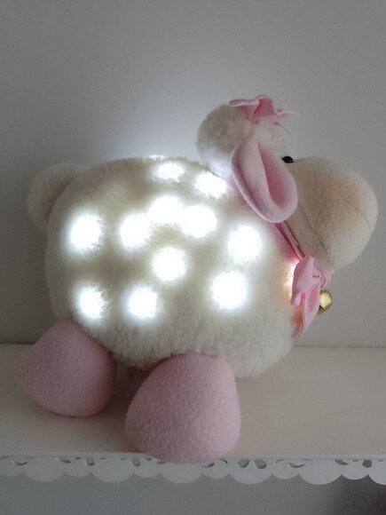 Luminária Ovelha Pé Rosa