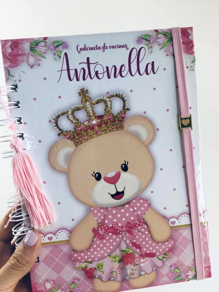 Caderneta de vacinas Personalizada, Capa dura