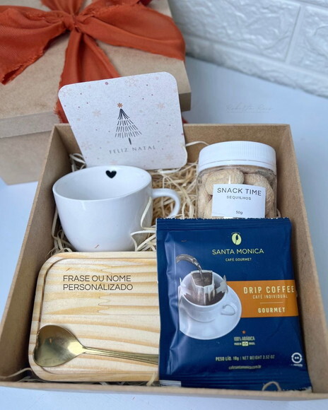 Kit Natal Xícara com Pires Personalizado
