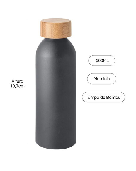 Kit Presente Caderneta e Garrafa Personalizada