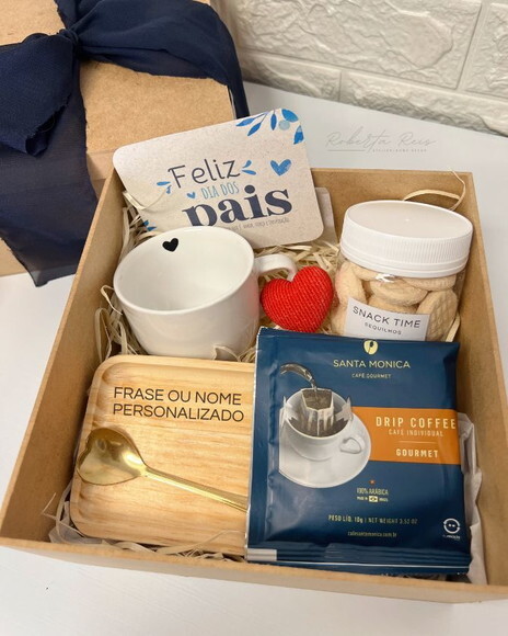 Kit Presente Dia dos Pais Xícara e Pires Personalizado