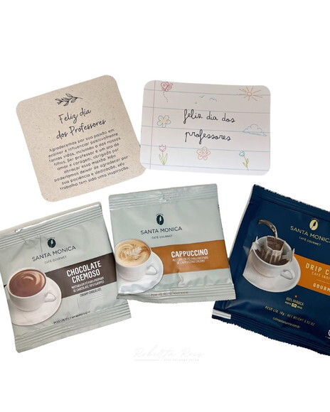Kit Presente Dia dos Professores Xícara Pires Personalizado