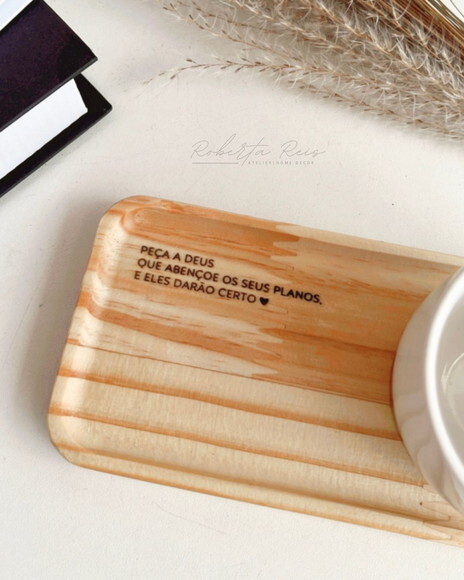Xícara com Pires Frases Planos 150ml