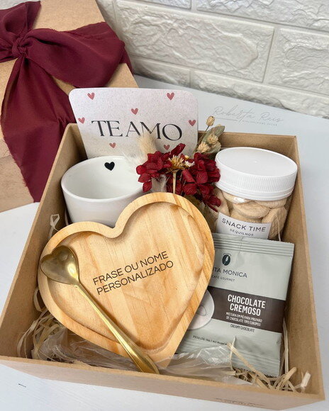 Kit Presente Amor Pires de Coração Personalizado
