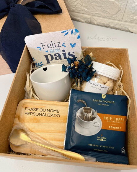 Kit Presente Dia dos Pais Xícara e Pires Personalizado