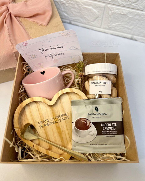 Kit Presente Dia dos Professores Xícara Pires Personalizado