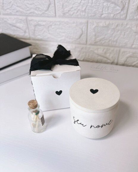 Vela Aromática no Pote Artesanal Personalizado