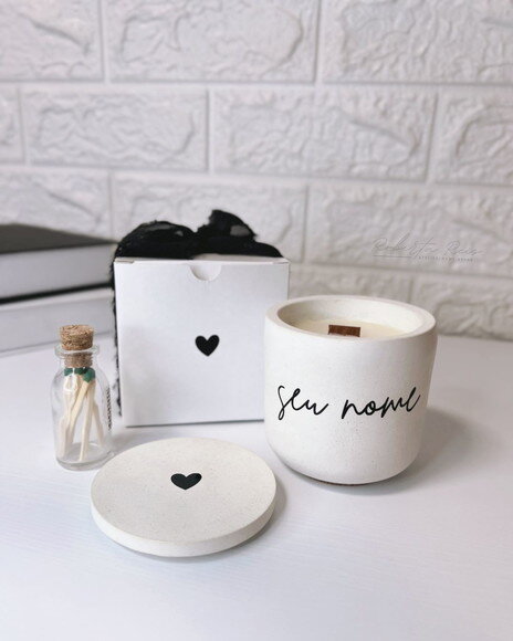Vela Aromática no Pote Artesanal Personalizado
