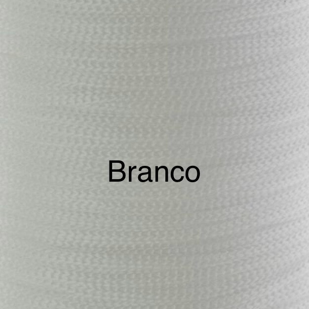 Puff Grace maleável croche -cor branco - corda náutica- 40x30cm