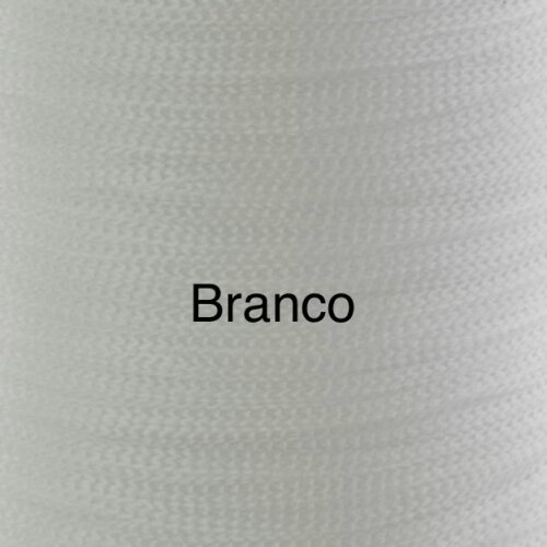 Puff Grace maleável croche -cor branco - corda náutica- 40x30cm