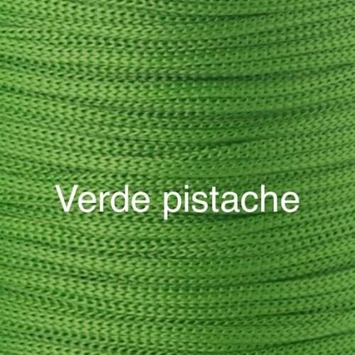 Puff Grace maleável croche -cor pistache - corda náutica- 40x30
