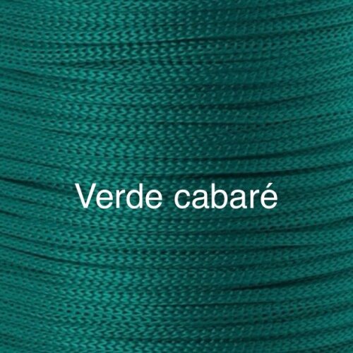 Puff Grace maleável croche -cor verde cabare - corda náutica- 4