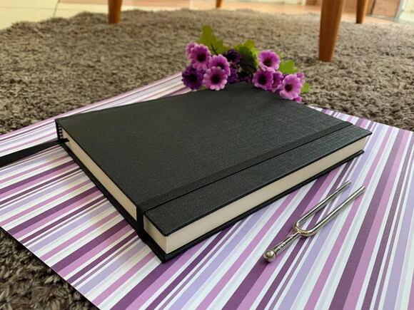 Caderno A5 (médio) de Música 100 Folhas de 90g