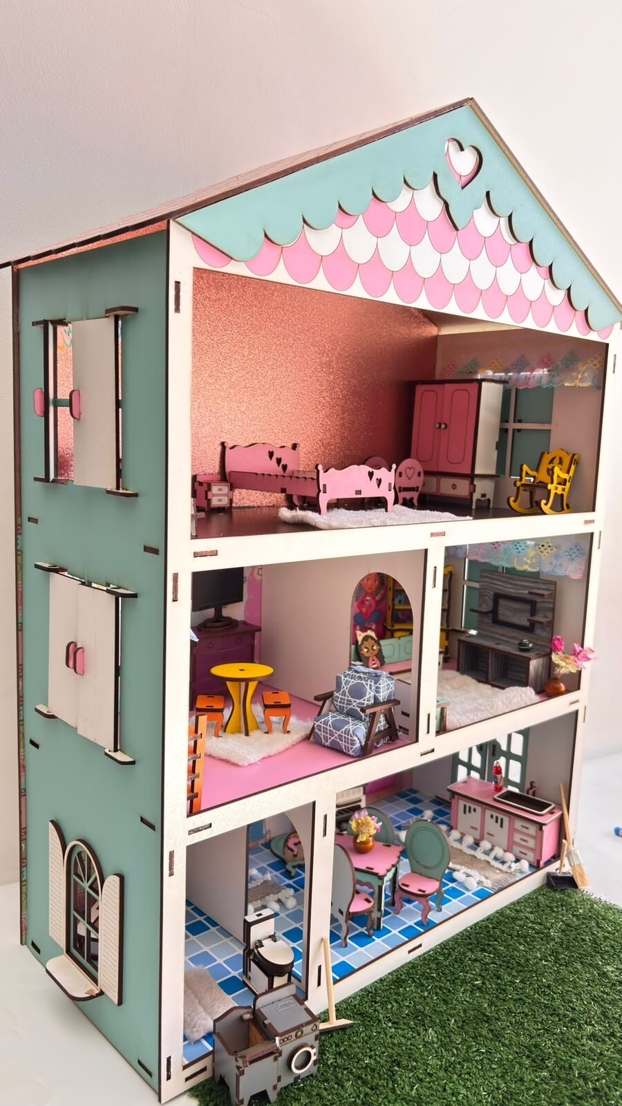 Casinhha de Boneca A casa magica da gabby/ casa em mdf