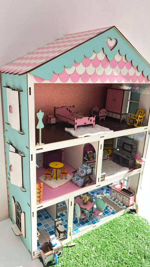Casinhha de Boneca A casa magica da gabby/ casa em mdf