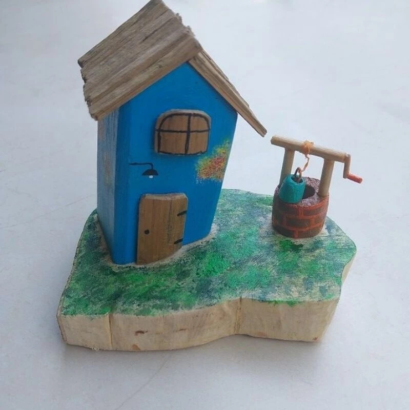 Decoração,Pintado a Mão, Artesanal Decorativo, Artesanal de Ma