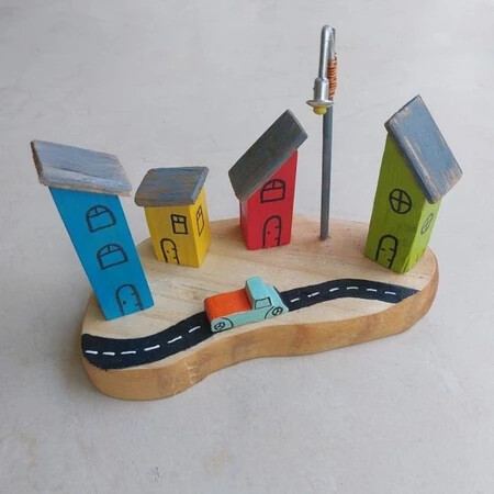 Produto Artesanal, Pintado a Mão Para Decoração.