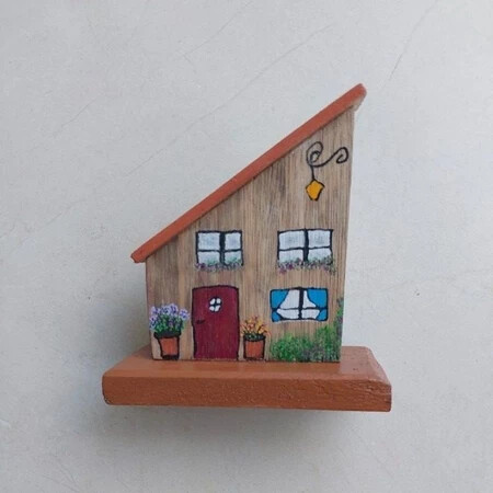 Casinha Artesanal Decorativa, Decoração de Sala