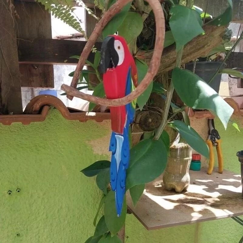 Arara Vermelha e Azul, Sustentabilidade,artesanato em geral