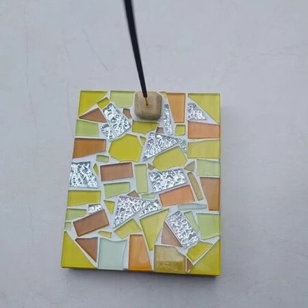 Incensario em Mosaico, Artesanal, Rústico para decoração, sala