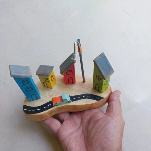 Produto Artesanal, Pintado a Mão Para Decoração.