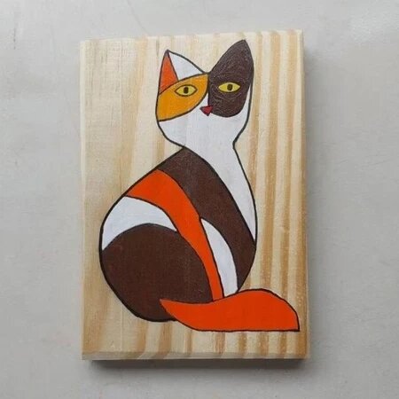 Quadro Decorativo Artesanal, Rústico, Artesanato feito a Mão.