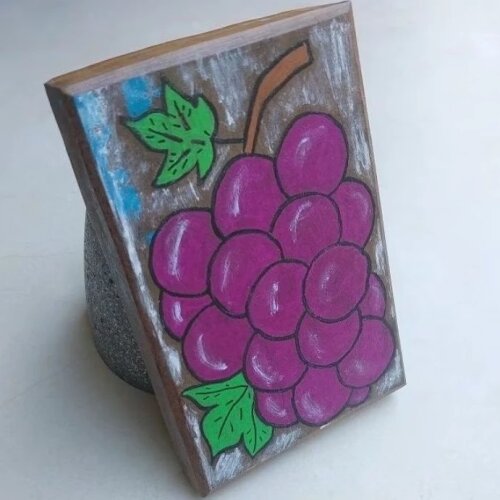 Quadro Decorativo para Adegas, Vinicolas, Pintado a Mão, Madeira de Demolição.