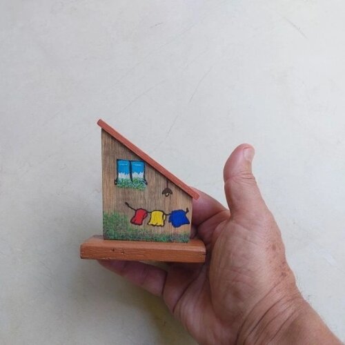 Casinha Artesanal Decorativa, Decoração de Sala