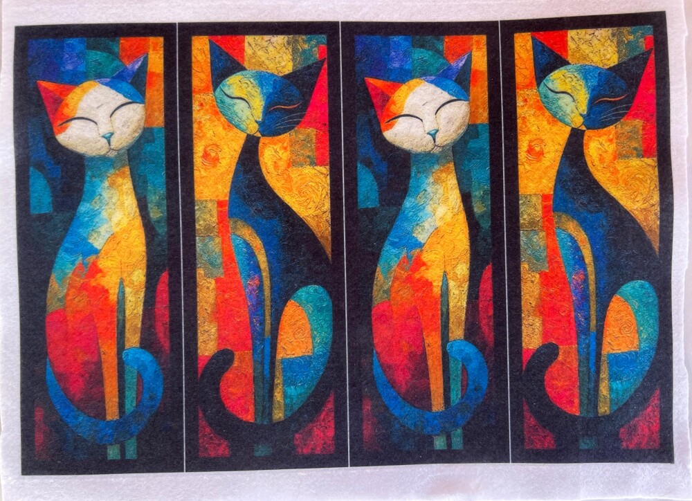Estampa para marca página Gatinhos