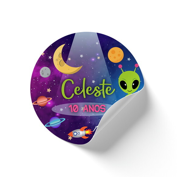 Adesivo Aliens 5x5cm