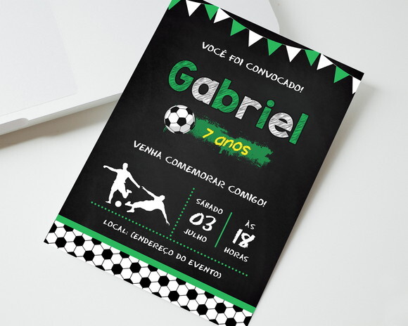 Convite Digital Futebol p/ Whatsapp
