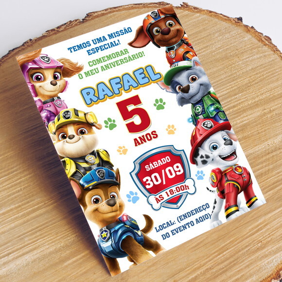 Convite Virtual Patrulha Canina