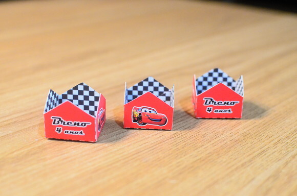 Forminha Personalizada para Doces - Mcqueen Carros