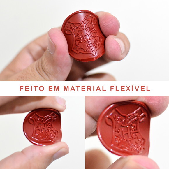 Lacre de Cera com Brasão de Hogwarts - Harry Potter