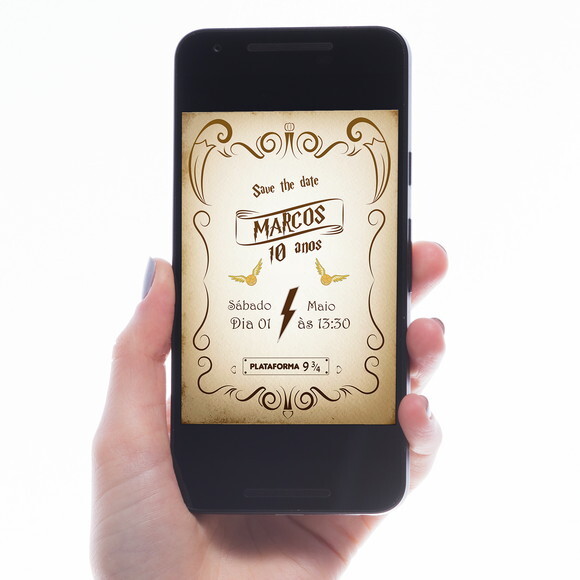 Save The Date Digital Harry Potter