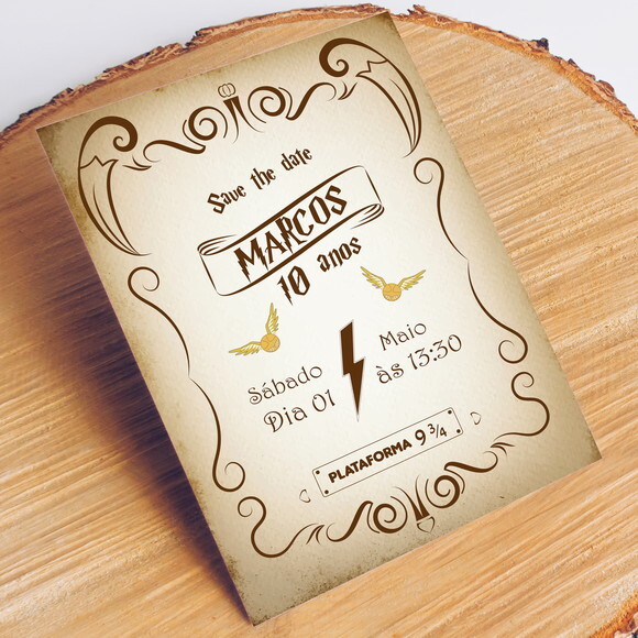 Save The Date Digital Harry Potter