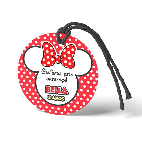 Tag Agradecimento Minnie